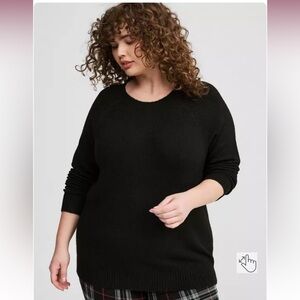 Black Vegan Cashmere Sweater